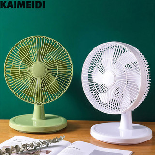 Kaimeidi để bàn quạt nhỏ mini hộ gia đình quạt điện nhỏ quạt rung sáu cánh quạt văn phòng để bàn quạt