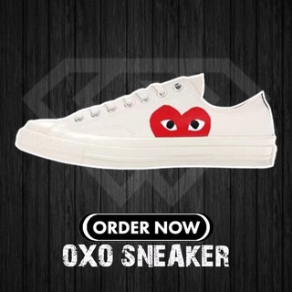 Cdg X CONVERSE CHUCK TAYLOR THẤP TẤT CẢ SAO TRẮNG ĐỎ 150207C GIÀY CONVERSE NỮ NAM KASUT