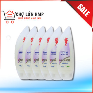 [COMBO 6] Sữa Tắm Cá Ngựa Đức 300ml Chính Hãng Algemarin Hương Nước Hoa Trắng Da Toàn Thân