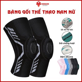 (01 ĐÔI) Bó Gối Thể Thao Bảo Vệ Đầu Gối Nam Nữ Tránh Chấn Thương Băng Gối Bóng Chuyền Bóng Rổ Đá Banh Chạy Bộ Tập Gym