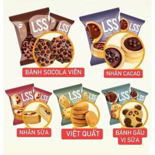  0.5kg Bánh Quy Bơ Sữa Socola LSS Mix Vị 