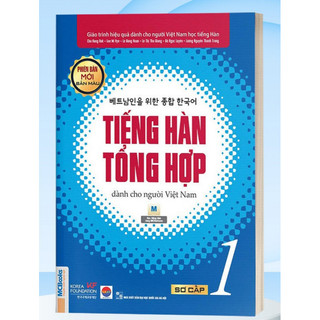 Sách - Tiếng Hàn Tổng Hợp Dành Cho Người Việt Nam Trình Độ Sơ Cấp Tập 1 - Bản Màu (MCBooks) -Tái bản