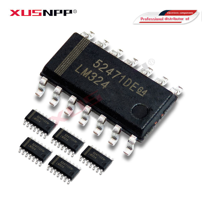 20 CÁI LM324DR SOP14 LM324 SOP SMD LM324DR2G LM324DT SOP-14 thành phần điện tử IC mới và nguyên bản