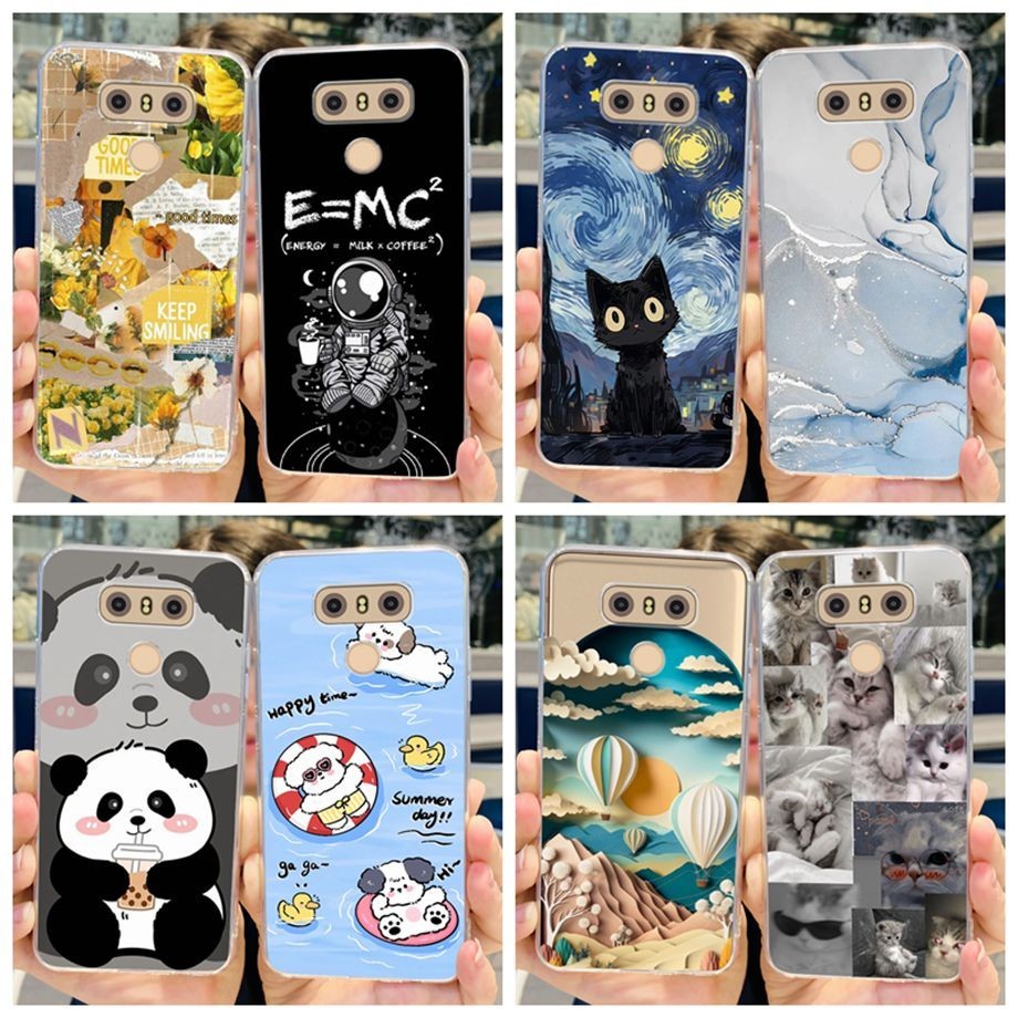 Dành Cho LG g6 g6 Plus Ốp Lưng Thiết Kế Mới 2024 Họa Tiết Silicon Mềm Bảo Vệ Điện Thoại Cho LG g 6 g