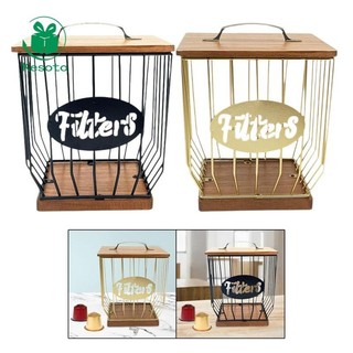 Kesoto Coffee Pod Holder Organizer Square Storage Cup Coffee Pod Basket Coffee Capsule