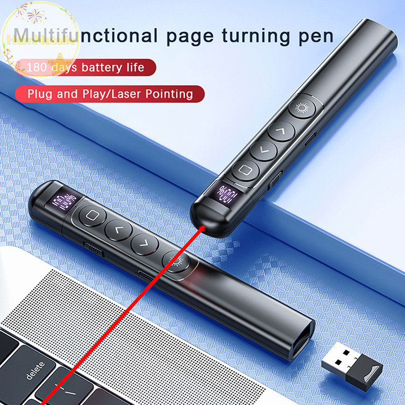 Hdmnatalie Ppt Bút Điều Khiển Từ Xa Tăng Năng Suất Điện Tử Có Thể Sạc Giảng Dạy Trình Diễn Con trỏ Laser Đa Năng VN