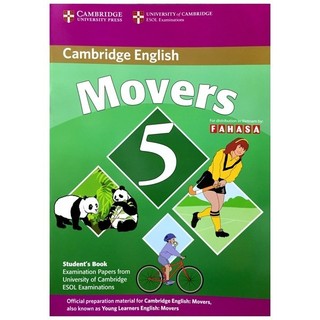 Sách - Cambridge Young Learner English Test Movers 5 SB FAHASA Reprint Edition