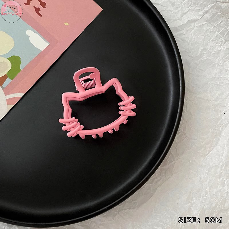 Bwhte Kawaii Hello Kitty Kẹp Tóc Kim Loại Y2k Hello Kitty Things Kẹp Tóc Phụ Kiện Kẹp Tóc Nữ Tính Mà