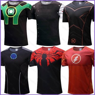 [Sy1] Áo thun Avengers Cosplay ngắn tay Áo phông Marvel Spiderman Iron Man in 3D Plus Size