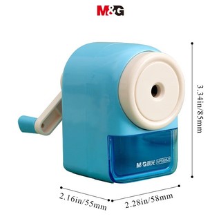M&G Gọt Bút Chì Quay Tay Manual Multi Functional Multi Color Pencil Sharpener