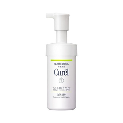 Quà Tặng Không Bán - Curel sữa rửa mặt dành cho da dầu Sebum Trouble Care Sebum Care Foaming Wash 90ml