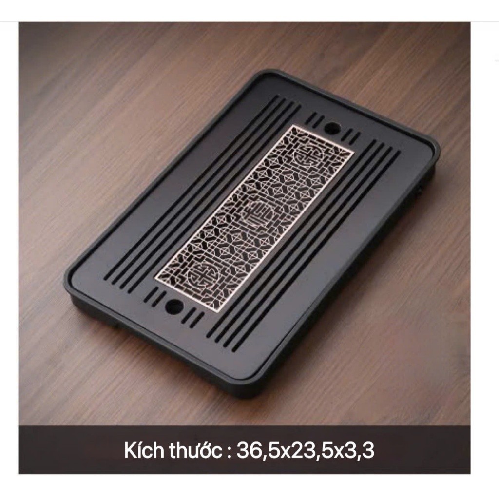 Khay Trà Tre Cao Cấp, Khay Ấm Chén Uống Trà Bằng Tre Hun Khói