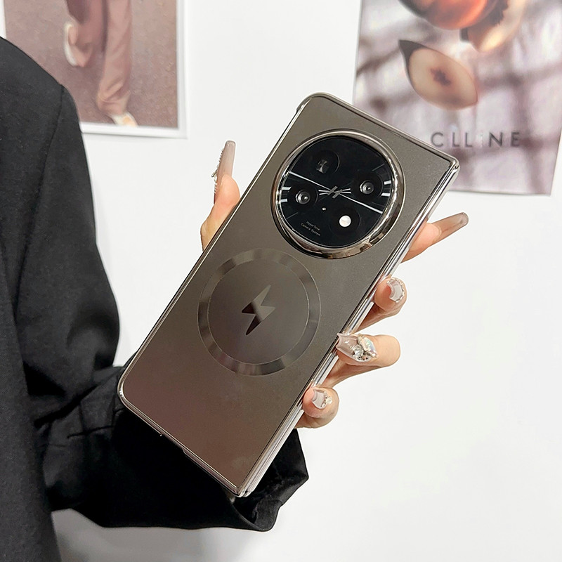 Find N5 Vỏ Cho Oppo Find N5 Find N3 Mạ AG Mờ Thu Hút Từ Tính Sạc Không Dây Vỏ Điện Thoại Di Động Opp