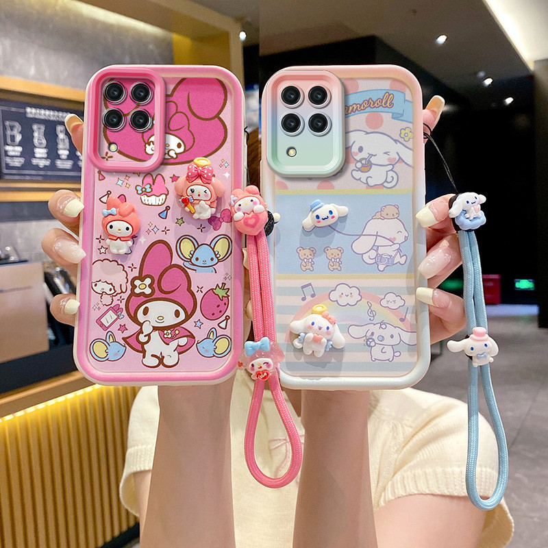 ốp lưng  samsung a12 samsung m12 Ốp điện thoại búp bê 3D dễ thương cho vỏ samsung a12 samsung m12