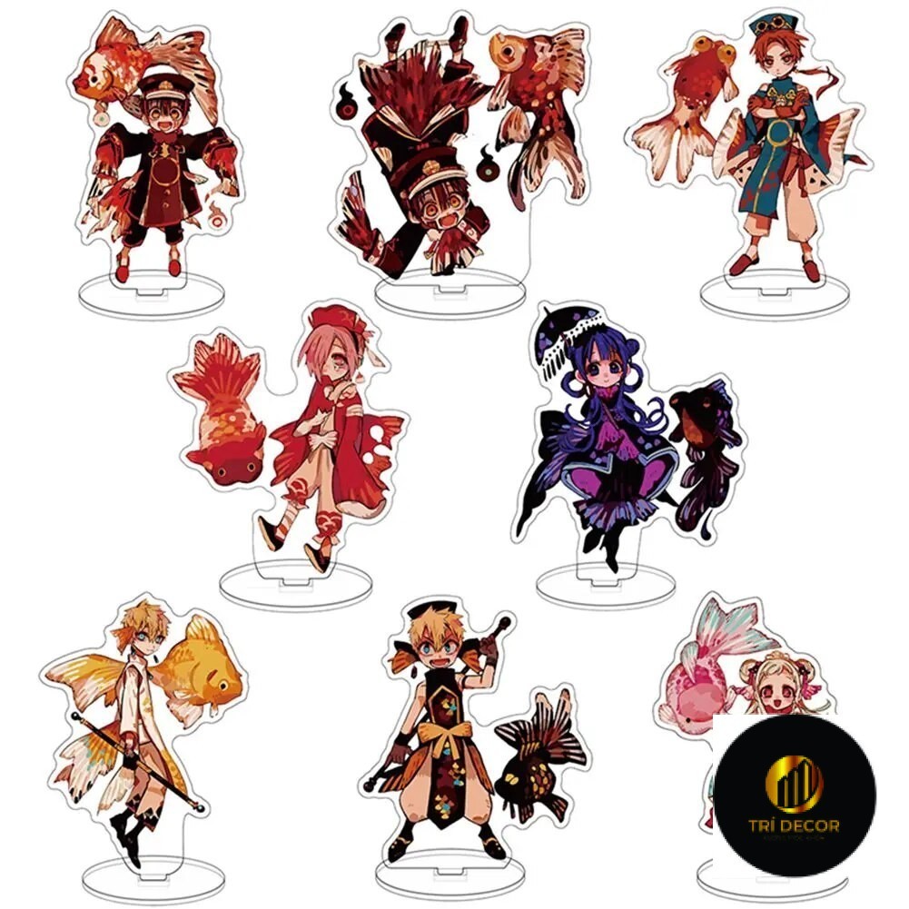 Mô hình Standee Jibaku Shounen Hanako Kun "Cậu" ma nhà xí Hanako Ạnime Phụ kiện trang trí để bàn góc