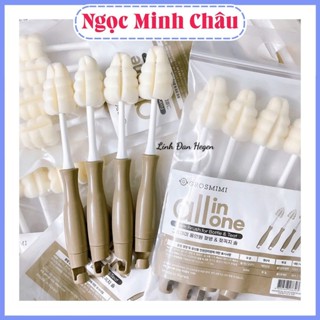 Mẫu Mới- Cọ mút xốp Grosmimi - Moyuum To vi rửa bình sữa núm ti, Cọ Grosmimi rửa bình sữa và núm ti
