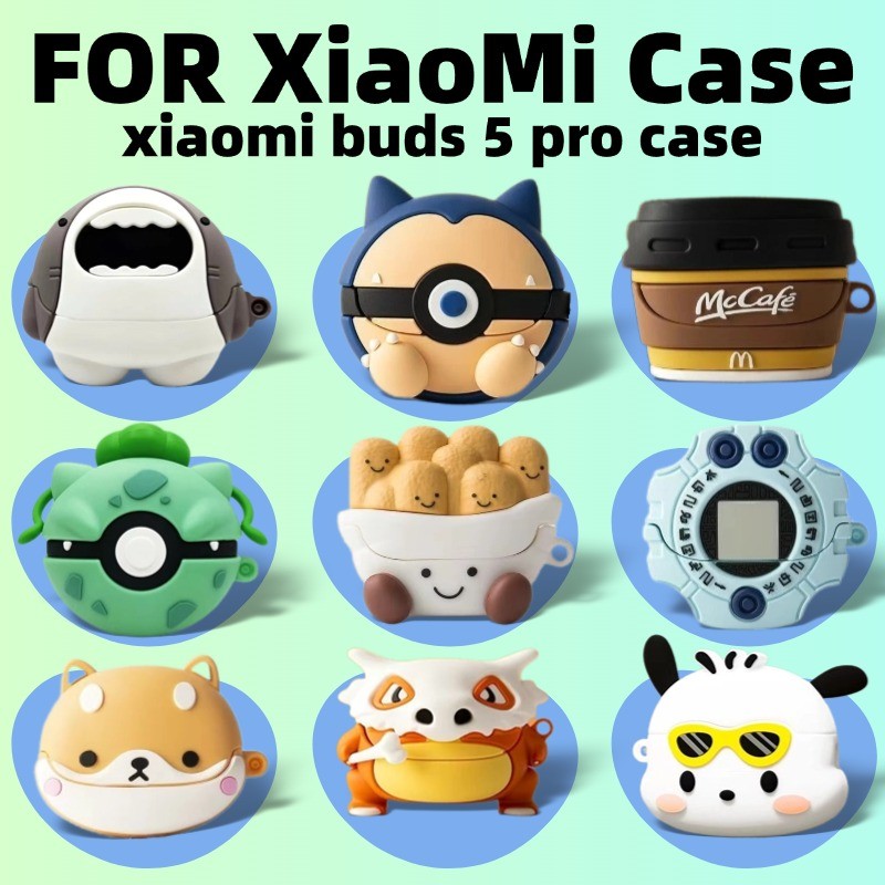 Dành Cho xiaomi Buds 5 pro Vỏ Tai Nghe Chống Sốc xiaomi Buds 5 pro Vỏ Silicon Chống Sốc