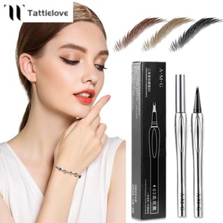  2 Nĩa Bút Chì Kẻ Lông Mày Dạng Lỏng Mềm Không Thấm Nước Lâu Dài Microblading Hình Xăm Nước Bút Siêu Mỏng Kẻ Lông Mi Dưới Bút Kẻ Mắt Hoang Dã Bút Kẻ Lông Mày Trang Điểm JULYSTAR 