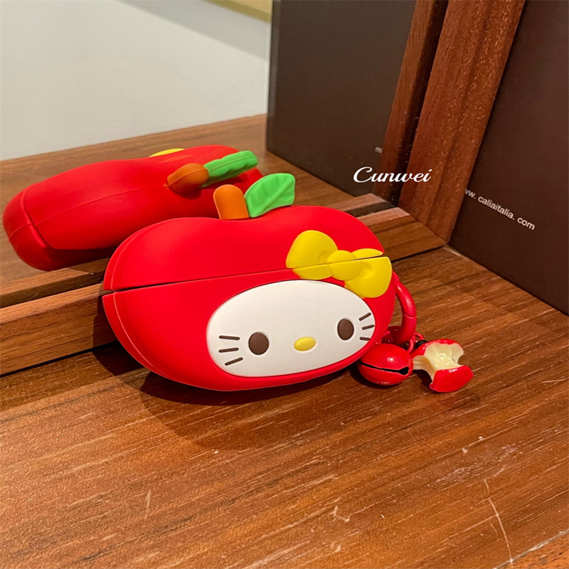 4 Vỏ bảo vệ thiết kế mô hình Apple Shape TK sáng tạo dễ thương cho AirPods 4 mẫu, Vỏ bảo vệ âm thanh