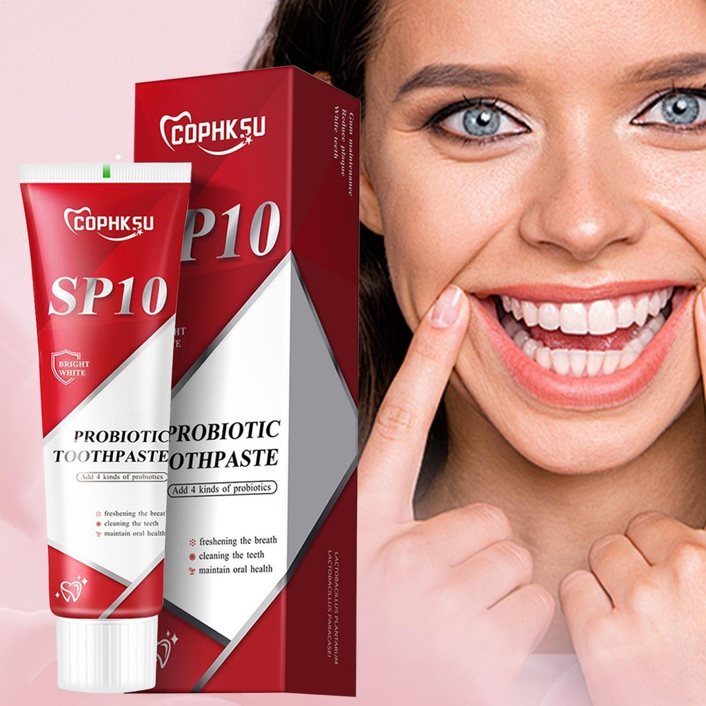 Kem Đánh Răng Làm Trắng Răng Người Lớn SP10 Whiten Probiotic Kem Đánh Răng 100g Probiotic Kem Đánh R