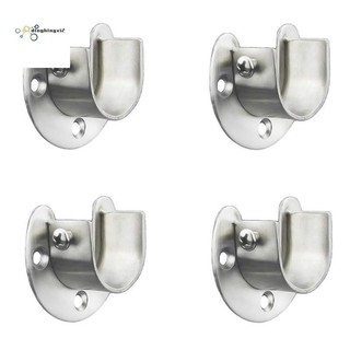 Giá đỡ tủ quần áo bằng thép không gỉ, Giá đỡ ổ cắm mở hình chữ U, Thanh treo rèm vòi hoa sen Hỗ trợ mặt bích