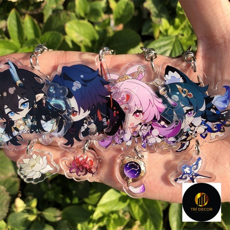 Móc khoá Honkai: Star Rail Imbibitor Lunae Sampo Koski Gepard Landau Anime Manga Phụ Kiện Trang Trí 