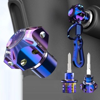 Đầu chìa khóa ô tô CNC đa năng, Đốt titan xe máy, Đầu mũi nhọn hình lục giác, Phụ kiện trang trí tự động, Hợp kim nhôm