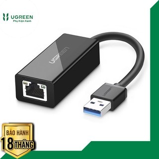 Cáp usb to lan hỗ trợ 10/100/1000mbps ugreen 20255 20256 - cr111 phân phối chính hãng