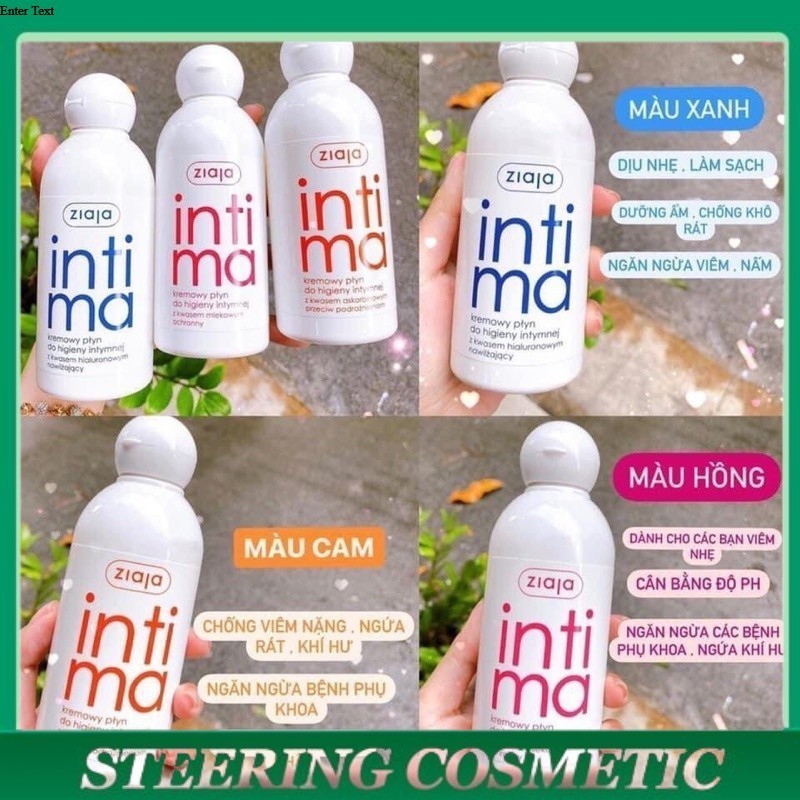Dung dịch vệ sinh Ziaja Intima 200ml - Steering Cosmetics