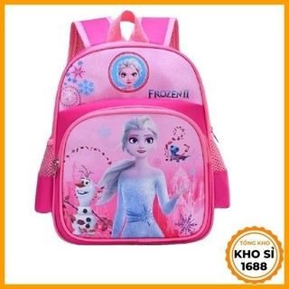 Balo mẫu giáo cho bé trai và gái từ 2 đến 5 tuổi in hình sofia elsa người thép TE48
