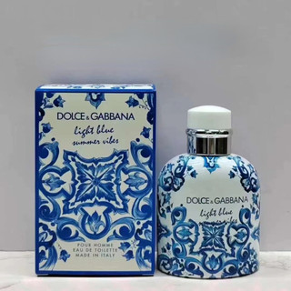 Dg Light Blue White Porcelain EDP Nước hoa dày dành cho nam Artistic Gentleman Fragrance100ml