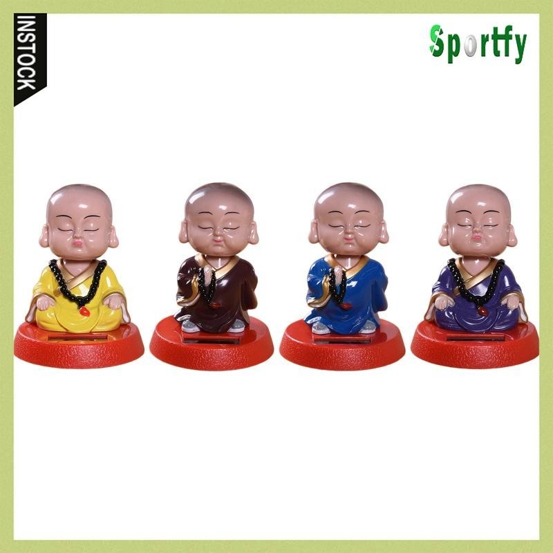 Bobble Head Xe Trang Trí Bàn Trung Tâm Phòng Học Lò Sưởi Tượng Monk