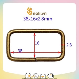 Khoen chữ nhật 3.8cm (1 cái)