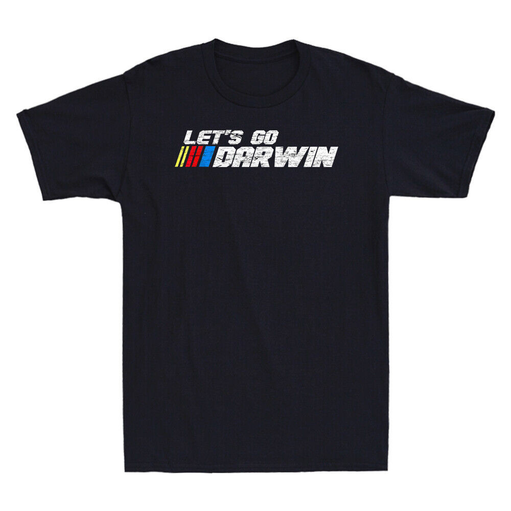 Lets Go Darwin Tee Let 's Go Darwin Ngộ nghĩnh Sarcastic Nói Áo thun nam mới lạ
