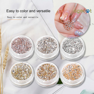 Móng tay lấp lánh bột kim sa lấp lánh kim sa lấp lánh diy nail art kích thước hỗn hợp trang trí móng tay làm móng tay lấp lánh flake đồ dùng móng tay