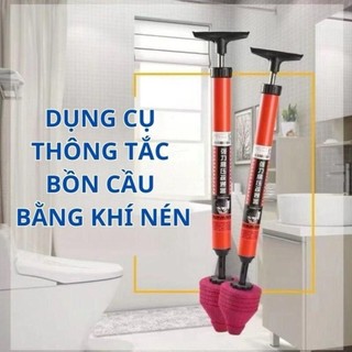 Thông cống tắc, thụt thông cống bằng khí nén thông bồn cầu bồn rửa