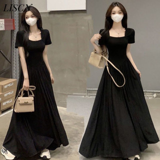 LISCN váy Đầm váy nữ body đầm Đơn giản Minimalist thời trang INS WLQ243038E 20Z240518