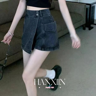 HANXIN Chân váy chân váy chữ  INS Thời trang Dễ thương Popular A23M0CK 21Z240520