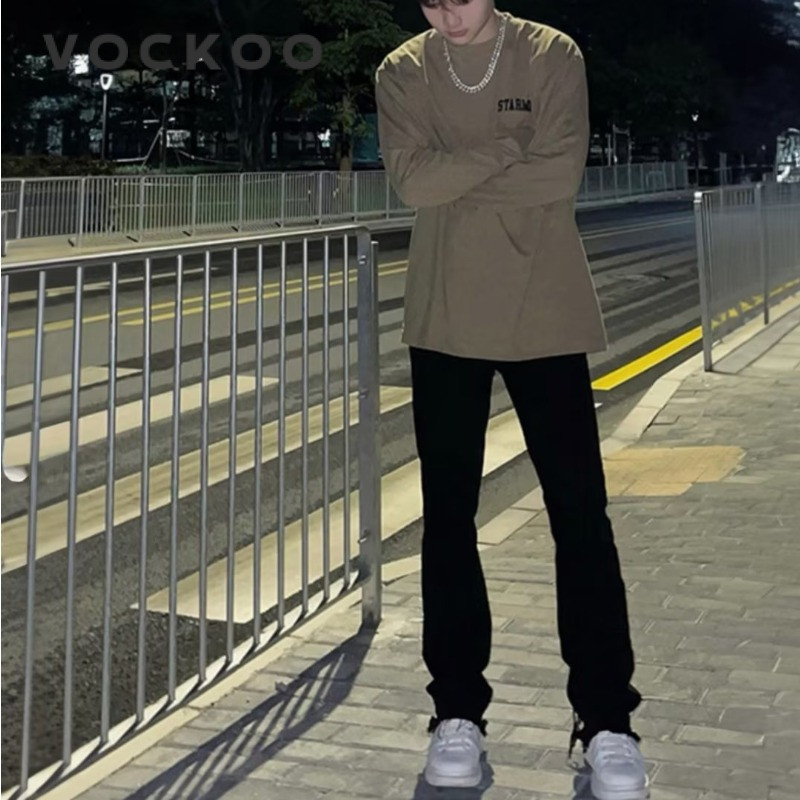 VOCKOO quần jean nam quần_ống_rộng quần dài nam 2024 NEW STYLE MNK23B0NJ3 21Z240521