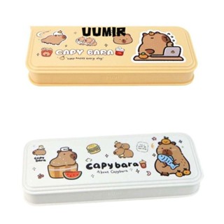 UUMIR Hộp văn phòng phẩm hoạt hình, Hộp bút chì Capybara dung tích lớn Hộp bút chì Capybara, Hộp lưu trữ văn phòng phẩm Hộp đựng bút Capybara