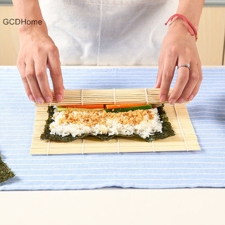 Gcdhome sushi thảm tre bộ dụng cụ làm cơm cuộn khuôn nhà bếp diy khuôn con lăn cơm mái chèo hot