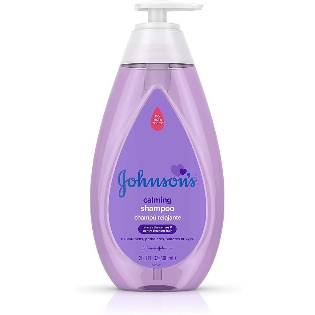Dầu gội hương hoa oải hương cho trẻ Johnson's Baby Johnson's Calming Baby Shampoo 600ml (Mỹ)