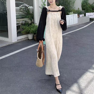 Váy 2 dây Váy trễ vai Váy đi biển Váy cottagecore Đầm dài Đầm Đeo Retro Nữ Mùa Hè 2024 Phong Cách Mới Đi Biển Kỳ Nghỉ Cao Cấp Không Tay Váy Dài