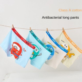 Quần Lót Bé Trai Trẻ Em Cotton Nguyên Chất Bé Trai Bé Trai Trẻ Em Giữa Lớn Trẻ Em Boxer Quần Short Không Kẹp PP Học Sinh Kháng Khuẩn Đáy