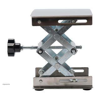 #VOGUEZ#Adjustable Stainless Steel Lift Table Compact Manual Stand for Construction Work