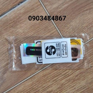 Tem thông số xe Dream Thái