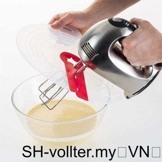 1 / 2 Nhựa Trứng Trộn Bao Bát Trộn Màn Hình Silicon Đánh Splatter Tiện Ích Đồ Dùng Nấu Ăn Nắp Cửa Hàng Nhà Hàng