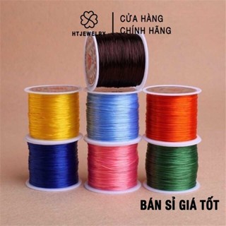 Chỉ chun co giãn xâu vòng tay HTJEWELRY - Tặng kim xâu