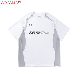 Aokong Đồ thể thao bóng rổ Mỹ nhanh khô nối ngắn tay thời trang mùa hè thiết kế đơn giản niche top
