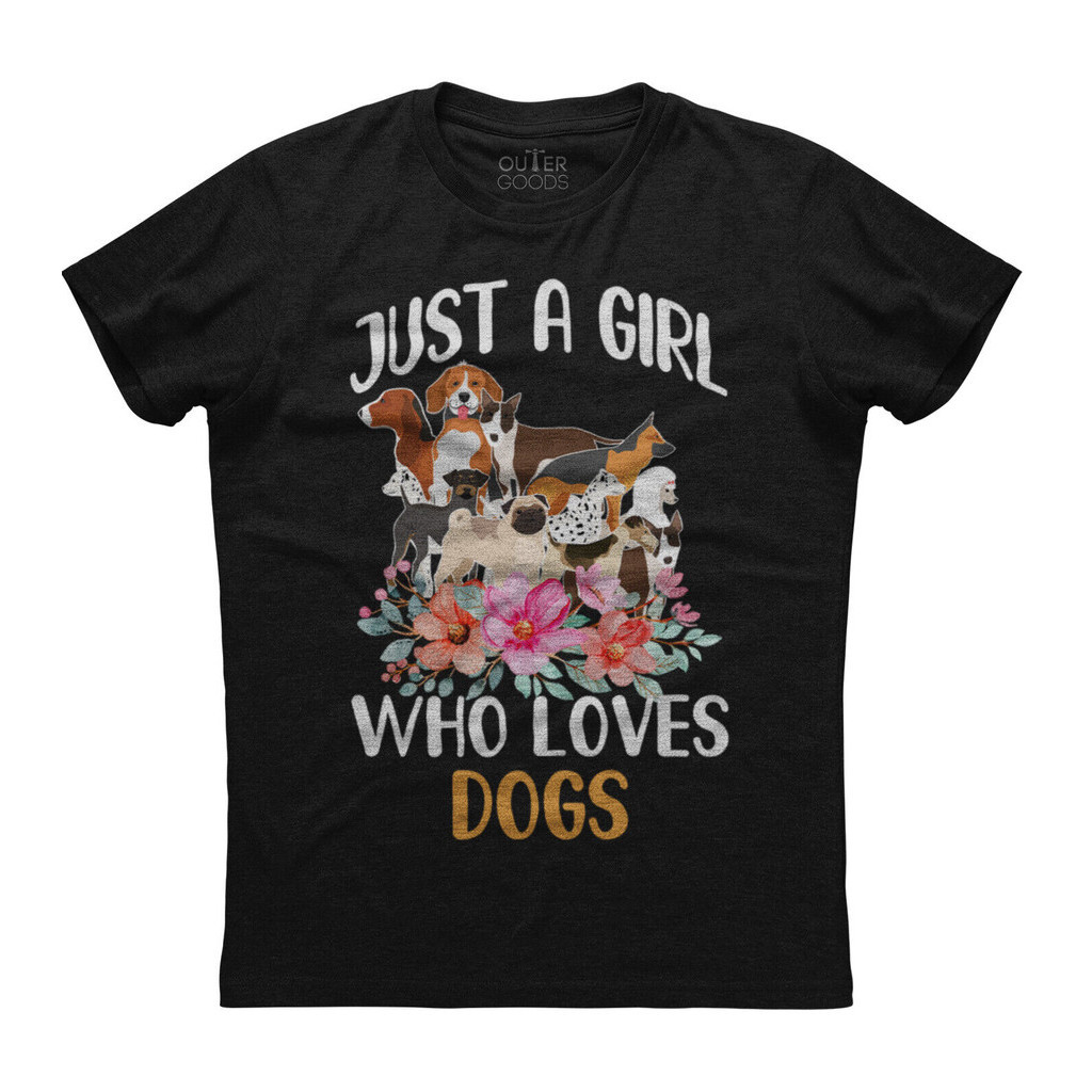 Just A Men Who Loves Dogs - Áo thun Unisex ngộ nghĩnh